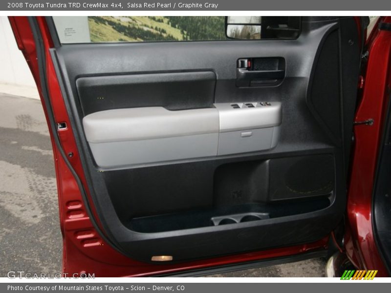 Salsa Red Pearl / Graphite Gray 2008 Toyota Tundra TRD CrewMax 4x4