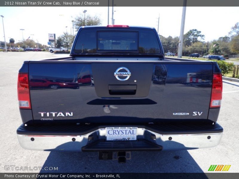 Navy Blue / Charcoal 2012 Nissan Titan SV Crew Cab