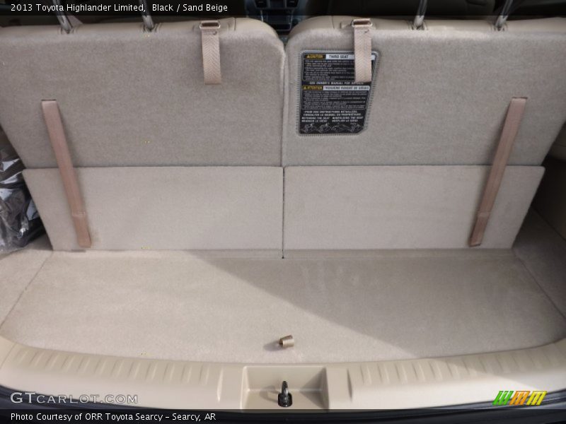 Black / Sand Beige 2013 Toyota Highlander Limited