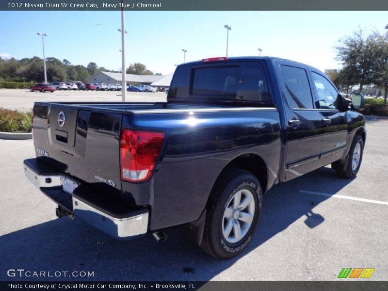 Navy Blue / Charcoal 2012 Nissan Titan SV Crew Cab