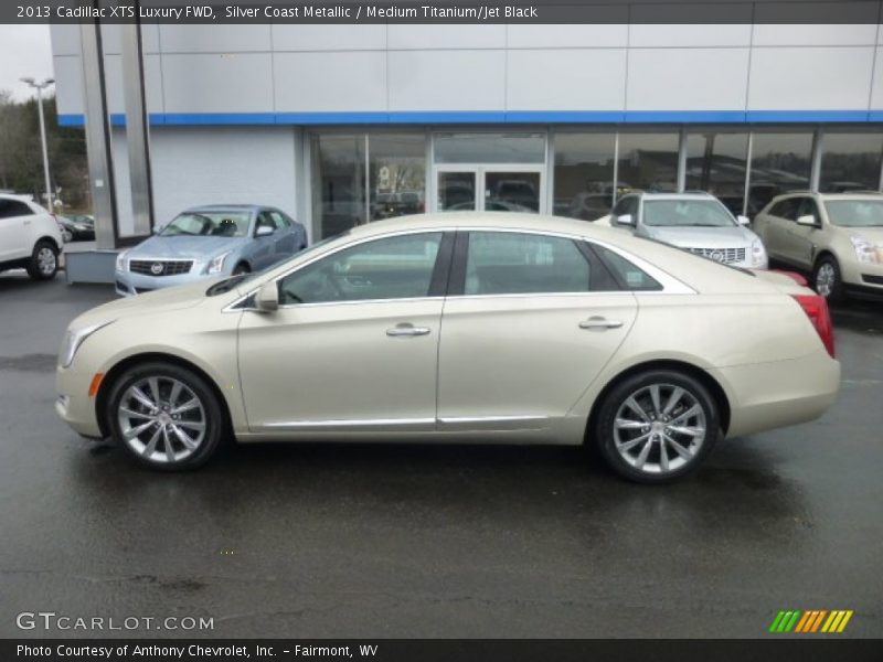 Silver Coast Metallic / Medium Titanium/Jet Black 2013 Cadillac XTS Luxury FWD