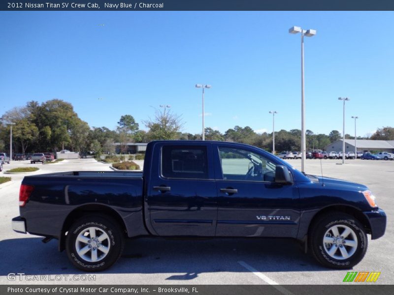 Navy Blue / Charcoal 2012 Nissan Titan SV Crew Cab