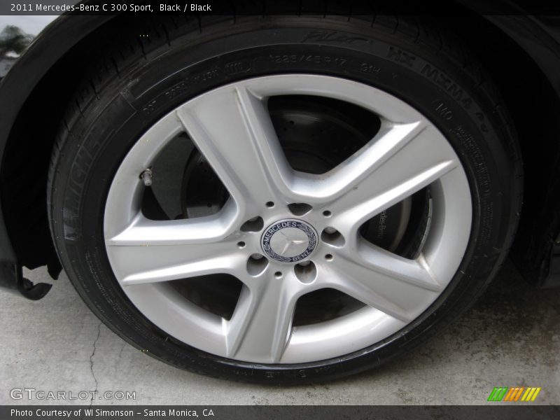 Black / Black 2011 Mercedes-Benz C 300 Sport