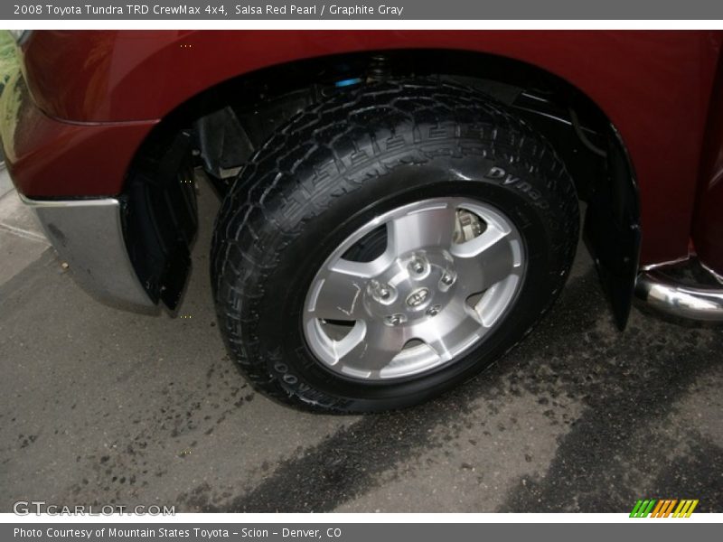 Salsa Red Pearl / Graphite Gray 2008 Toyota Tundra TRD CrewMax 4x4