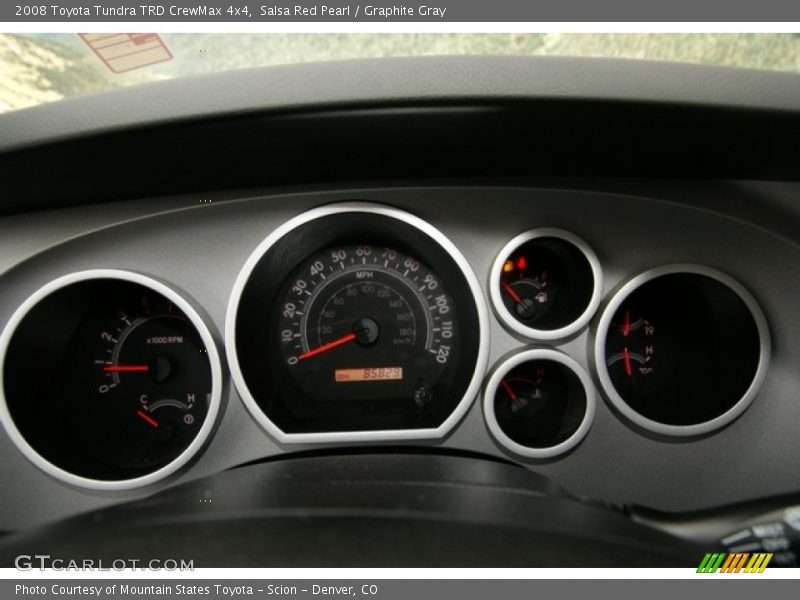 Salsa Red Pearl / Graphite Gray 2008 Toyota Tundra TRD CrewMax 4x4