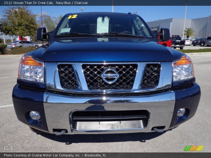 Navy Blue / Charcoal 2012 Nissan Titan SV Crew Cab