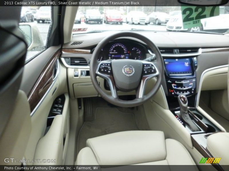 Silver Coast Metallic / Medium Titanium/Jet Black 2013 Cadillac XTS Luxury FWD