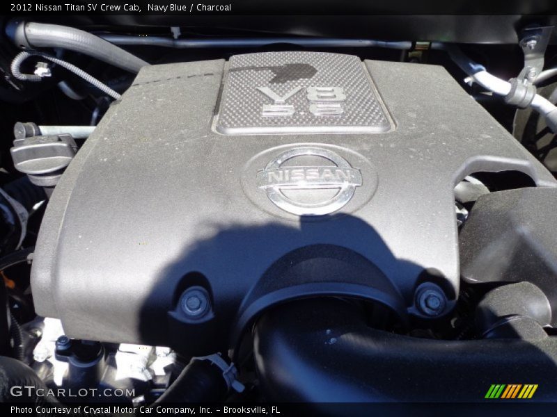 Navy Blue / Charcoal 2012 Nissan Titan SV Crew Cab