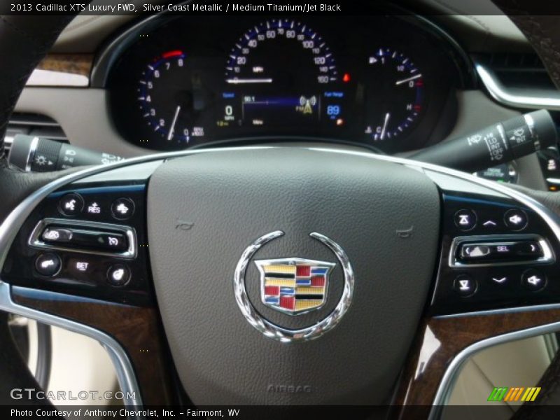 Silver Coast Metallic / Medium Titanium/Jet Black 2013 Cadillac XTS Luxury FWD