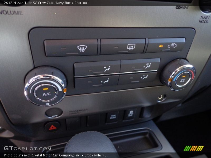 Navy Blue / Charcoal 2012 Nissan Titan SV Crew Cab