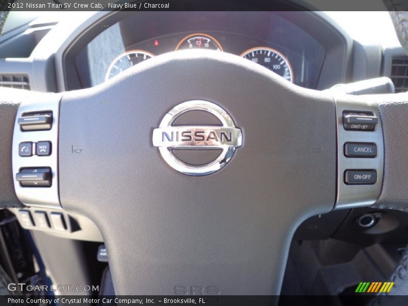 Navy Blue / Charcoal 2012 Nissan Titan SV Crew Cab
