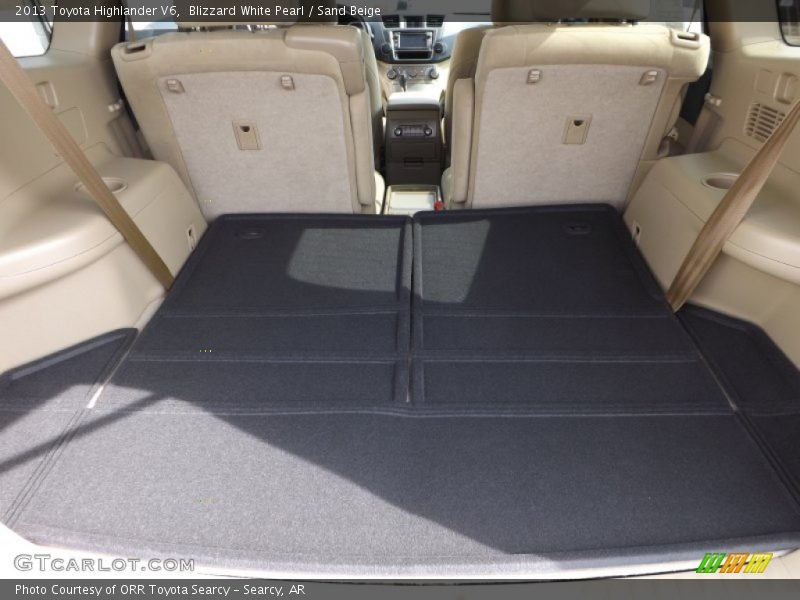 Blizzard White Pearl / Sand Beige 2013 Toyota Highlander V6