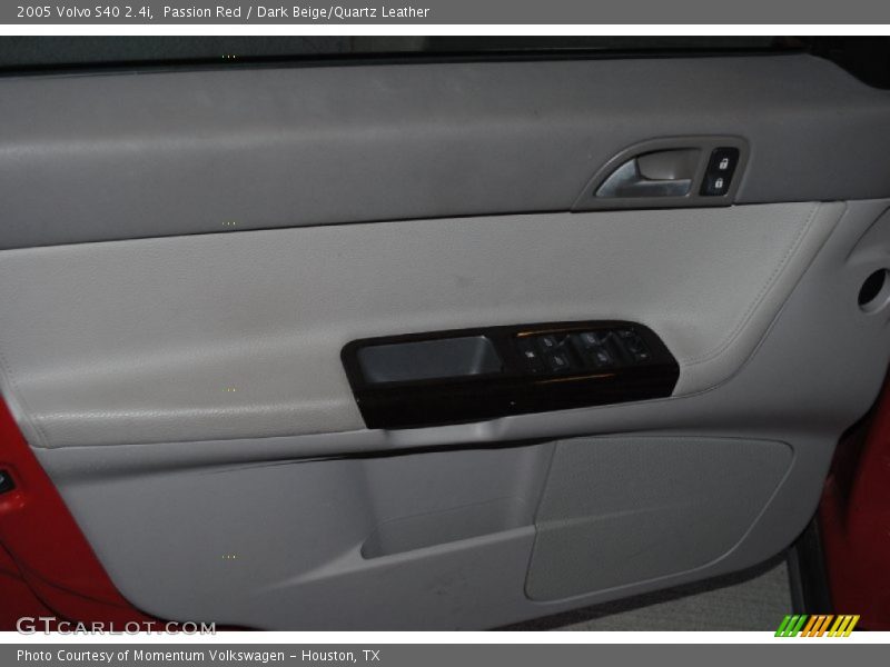 Passion Red / Dark Beige/Quartz Leather 2005 Volvo S40 2.4i
