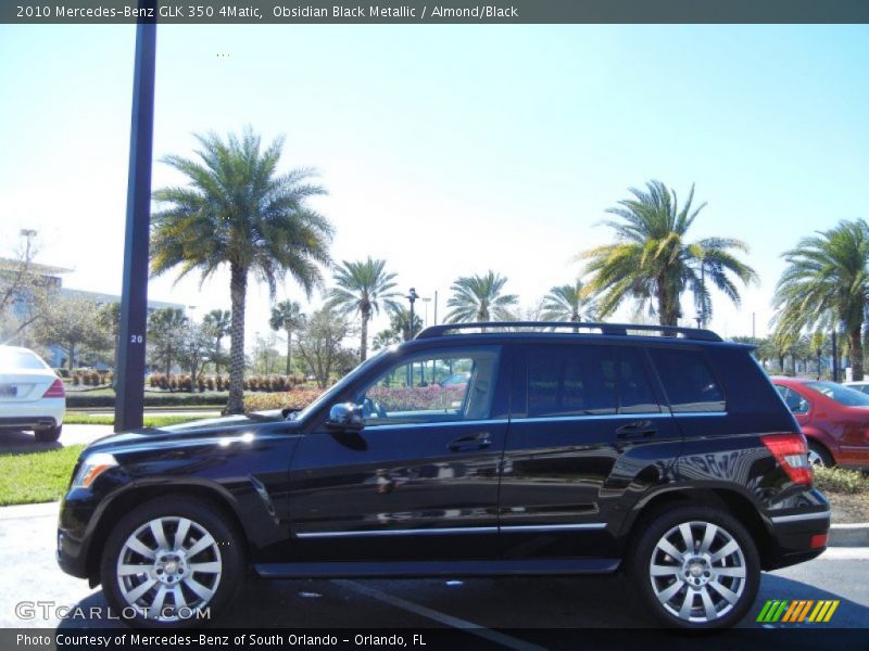 Obsidian Black Metallic / Almond/Black 2010 Mercedes-Benz GLK 350 4Matic