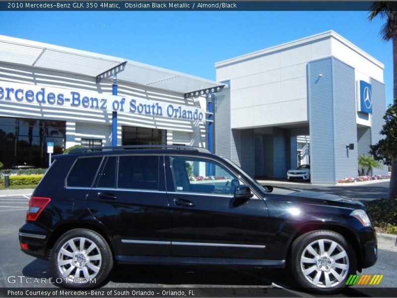 Obsidian Black Metallic / Almond/Black 2010 Mercedes-Benz GLK 350 4Matic