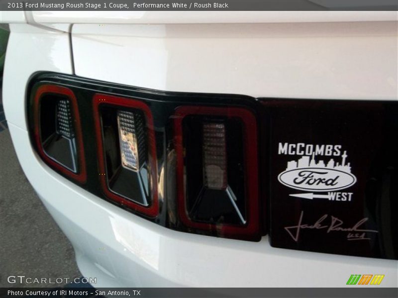 Performance White / Roush Black 2013 Ford Mustang Roush Stage 1 Coupe