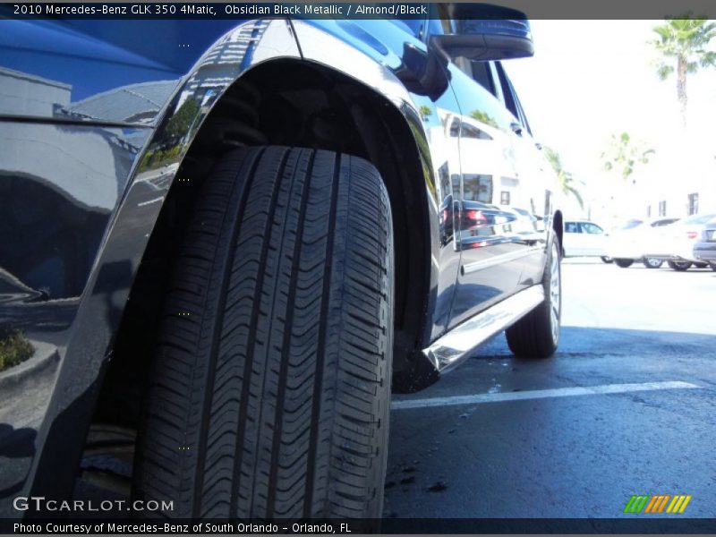 Obsidian Black Metallic / Almond/Black 2010 Mercedes-Benz GLK 350 4Matic