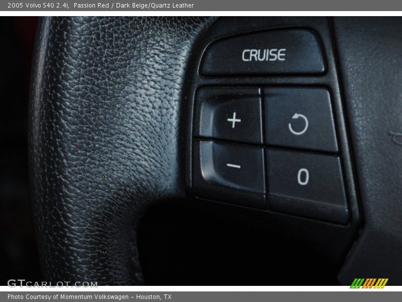 Passion Red / Dark Beige/Quartz Leather 2005 Volvo S40 2.4i