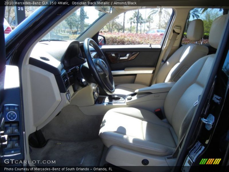 Obsidian Black Metallic / Almond/Black 2010 Mercedes-Benz GLK 350 4Matic