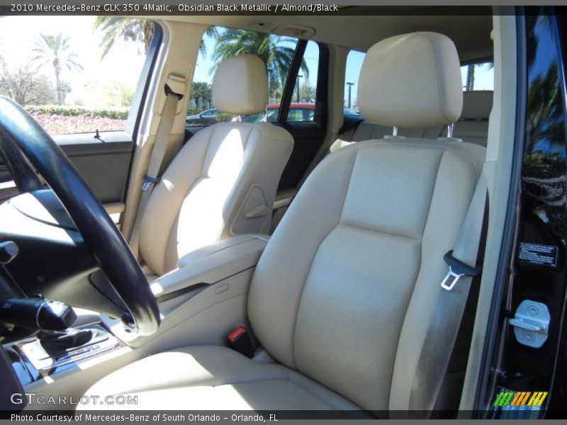 Obsidian Black Metallic / Almond/Black 2010 Mercedes-Benz GLK 350 4Matic