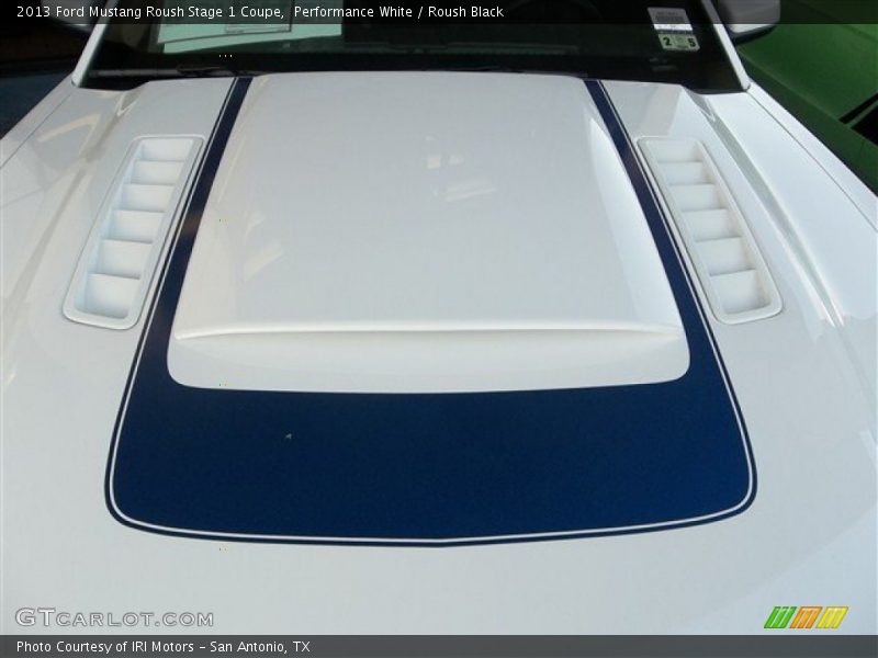Performance White / Roush Black 2013 Ford Mustang Roush Stage 1 Coupe