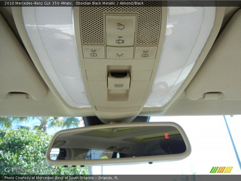Obsidian Black Metallic / Almond/Black 2010 Mercedes-Benz GLK 350 4Matic