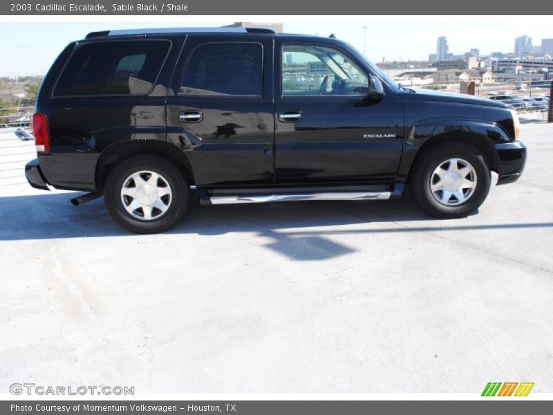 Sable Black / Shale 2003 Cadillac Escalade