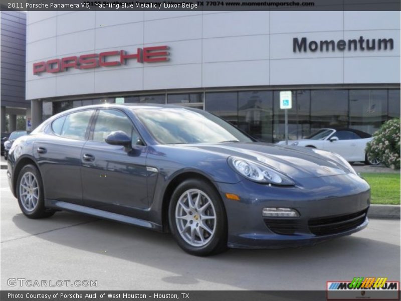 Yachting Blue Metallic / Luxor Beige 2011 Porsche Panamera V6