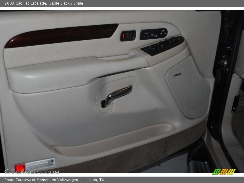 Sable Black / Shale 2003 Cadillac Escalade