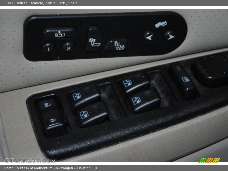 Sable Black / Shale 2003 Cadillac Escalade