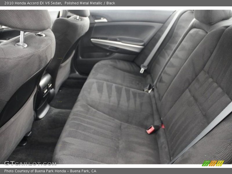 Polished Metal Metallic / Black 2010 Honda Accord EX V6 Sedan