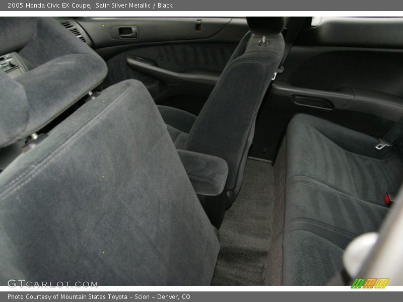 Satin Silver Metallic / Black 2005 Honda Civic EX Coupe