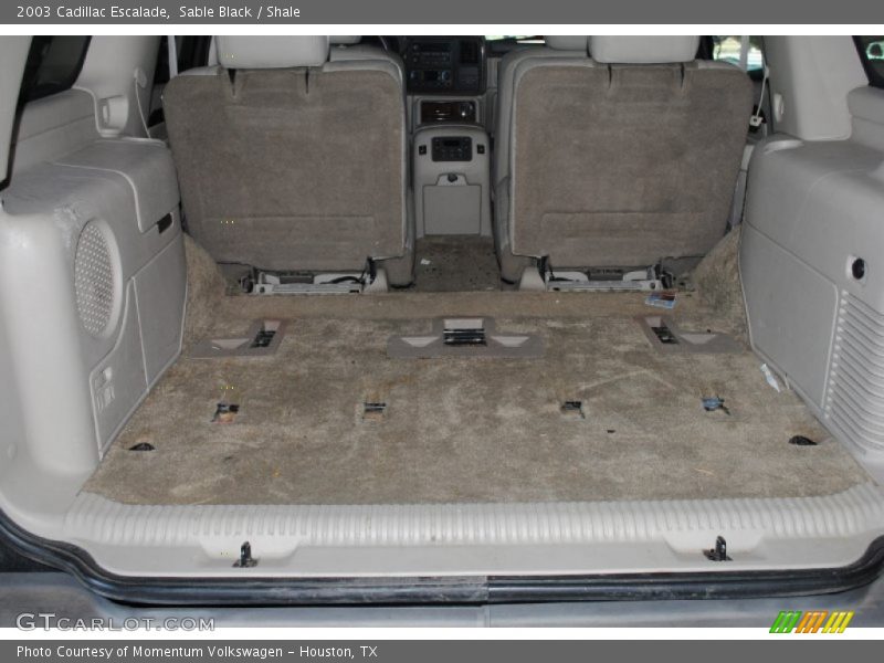 Sable Black / Shale 2003 Cadillac Escalade
