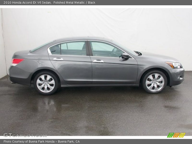 Polished Metal Metallic / Black 2010 Honda Accord EX V6 Sedan