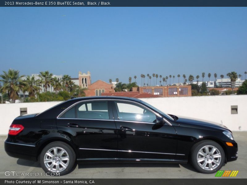 Black / Black 2013 Mercedes-Benz E 350 BlueTEC Sedan