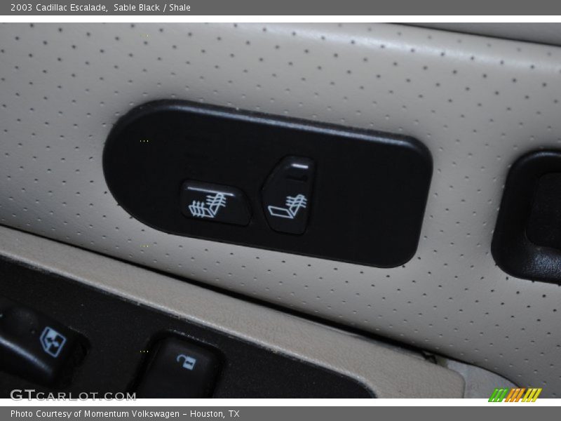 Sable Black / Shale 2003 Cadillac Escalade