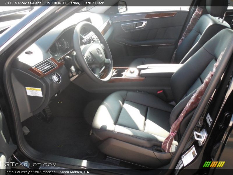 Black / Black 2013 Mercedes-Benz E 350 BlueTEC Sedan