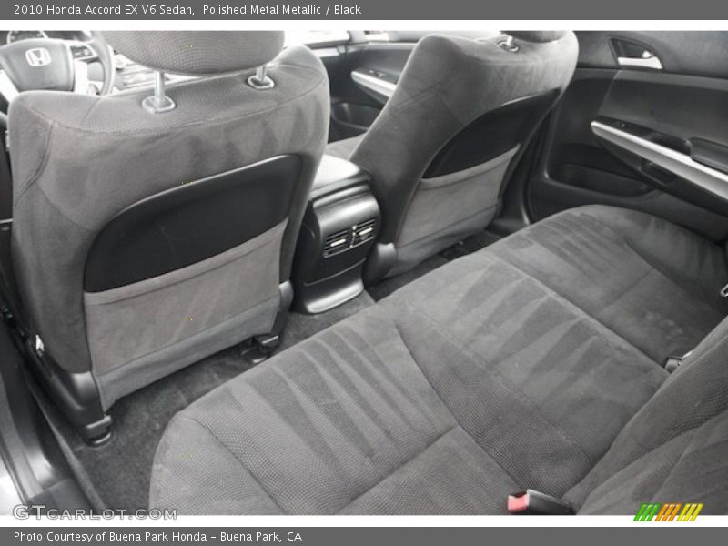 Polished Metal Metallic / Black 2010 Honda Accord EX V6 Sedan