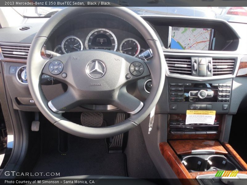 Black / Black 2013 Mercedes-Benz E 350 BlueTEC Sedan