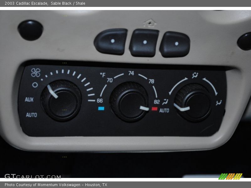 Sable Black / Shale 2003 Cadillac Escalade