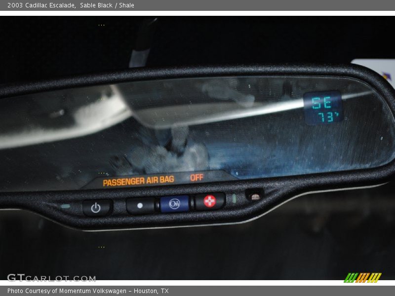 Sable Black / Shale 2003 Cadillac Escalade