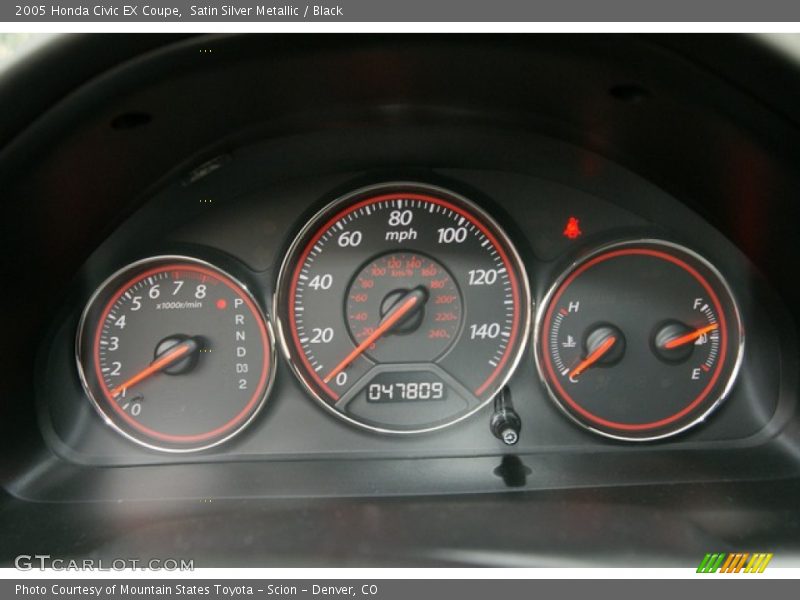  2005 Civic EX Coupe EX Coupe Gauges