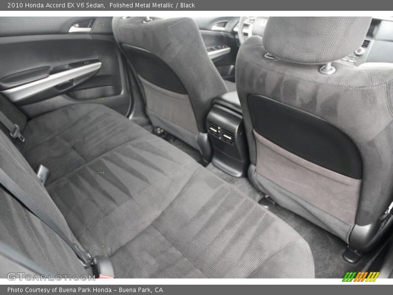 Polished Metal Metallic / Black 2010 Honda Accord EX V6 Sedan