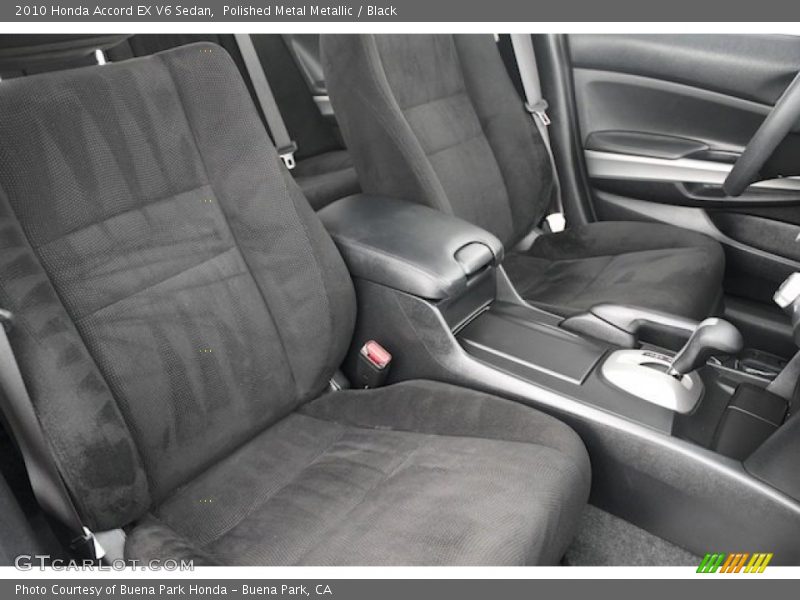 Polished Metal Metallic / Black 2010 Honda Accord EX V6 Sedan