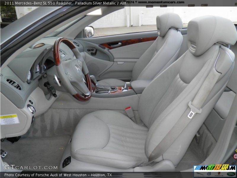Palladium Silver Metallic / Ash 2011 Mercedes-Benz SL 550 Roadster