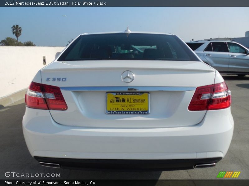 Polar White / Black 2013 Mercedes-Benz E 350 Sedan
