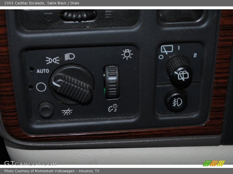 Sable Black / Shale 2003 Cadillac Escalade