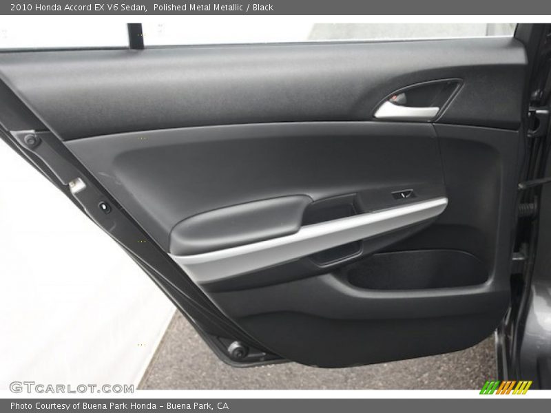 Polished Metal Metallic / Black 2010 Honda Accord EX V6 Sedan
