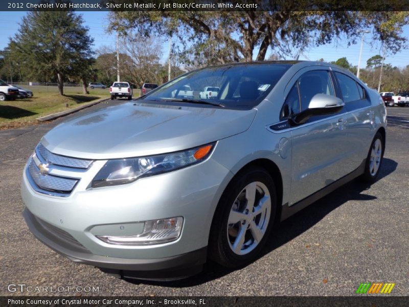 Silver Ice Metallic / Jet Black/Ceramic White Accents 2012 Chevrolet Volt Hatchback