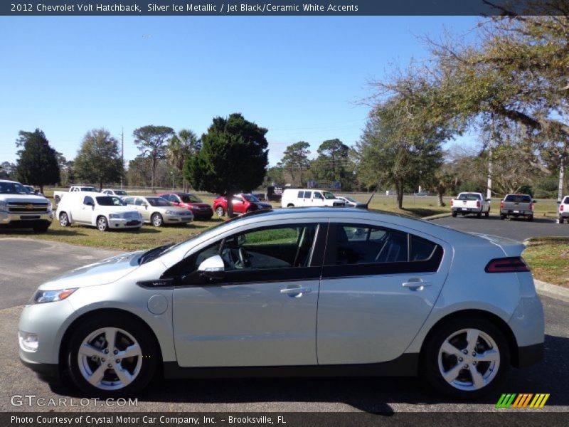 Silver Ice Metallic / Jet Black/Ceramic White Accents 2012 Chevrolet Volt Hatchback